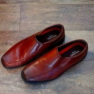 Rockport Brown leather loafers nwob❤️❤️❤️